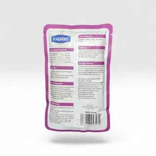 پوچ سگ FAENBEI (فنبی) موس با طعم گوشت، مرغ و کدو حلوایی ۱۳۰ گرم