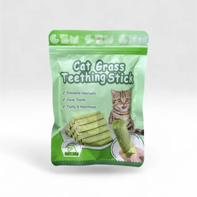تشویقی گربه Cat Grass (علف گربه) بسته 6 عددی 30 گرم