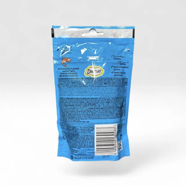 تشویقی گربه Dreamies (دریمیز) با طعم ماهی 60 گرم