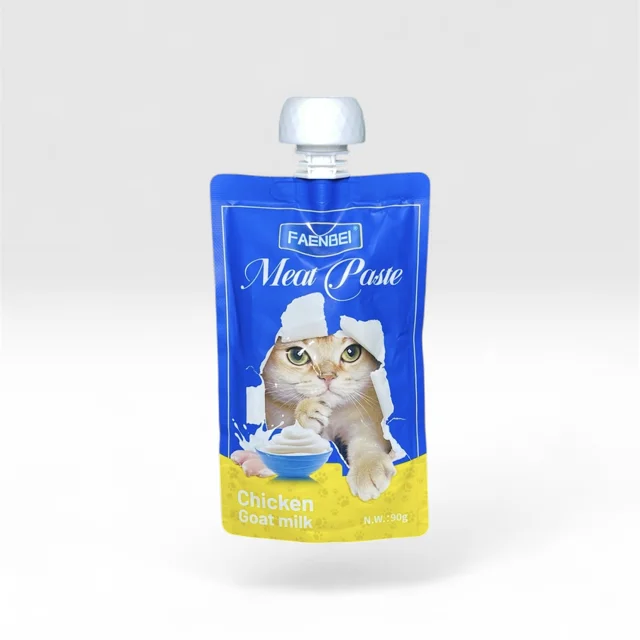 پودینگ گربه بالغ FAENBEI (فنبی) با طعم مرغ و شیر بز 90 گرم